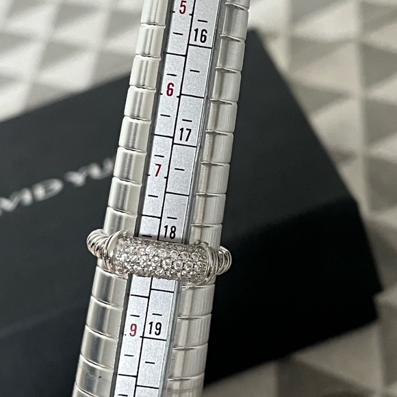 David Yurman Twisted Silver Band sz8 - Picture 5 of 5